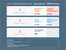 Tablet Screenshot of militariahelvetica.ch